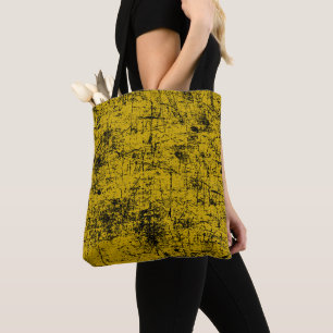 Bolsa Tote Grunge Amarelo