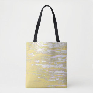 Bolsa Tote Grunge, Amarelo desbotado, Legal