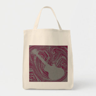 Bolsa Tote Grunge Guitar Bag, Rosa