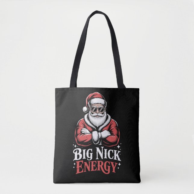 Bolsa Tote Grunt Style Big Nick Energy Funny Santa Christmas  (Frente)
