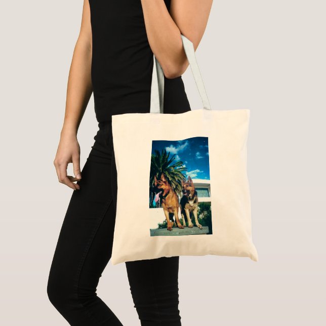 Bolsa Tote grupo de german shepherd (Frente (produto))
