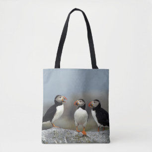 Bolsa Tote Grupo de Papagaios-do-Atlântico