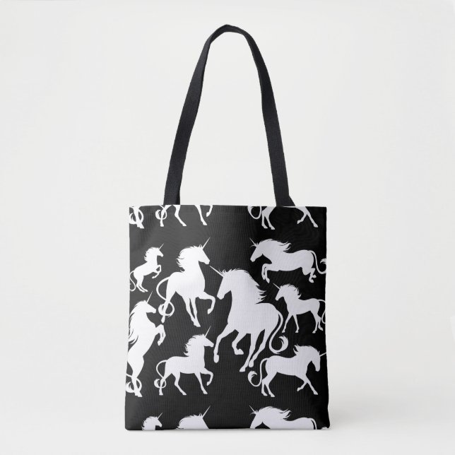 Bolsa Tote grupo de unicórnios (Frente)
