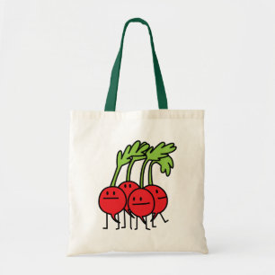 Bolsa Tote Grupo feliz do rabanete - rabanetes que estão