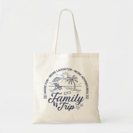 Bolsa Tote Grupo Trip da Família Personalizada Correspondendo