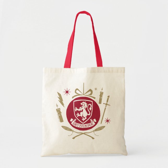 Bolsa Tote GRYFFINDOR™ Enfeite de Natal Gráfico (Frente)