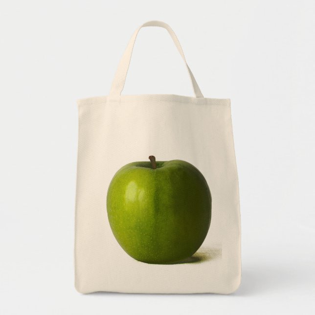 Bolsa Tote Gtcnm de maçã verde (Frente)