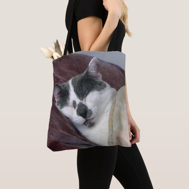 Bolsa Tote Guarda de Gatos (Close Up)