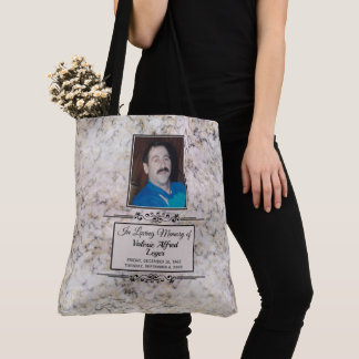 Bolsa Tote Guarda Memorial Personalizada Marbled