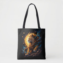 Bolsa Tote Guardian of the Solar Threshold – Lion of Balance 