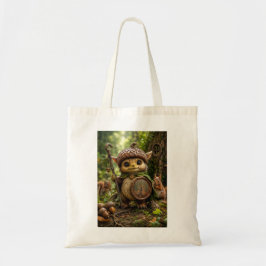 Bolsa Tote Guardião da Bolota Floresta Monstro Fofo