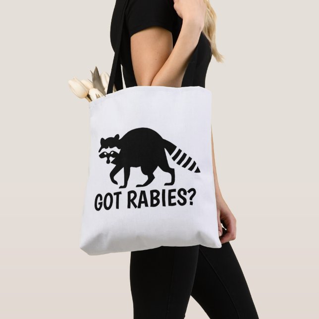 Bolsa Tote Guaxinim com Raiva (Close Up)