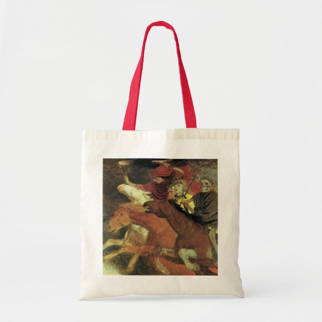 Bolsa Tote Guerra de Arnold Bocklin, simbolismo venenoso de a (Frente)