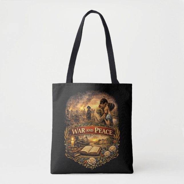 Bolsa Tote Guerra e Paz (Frente)