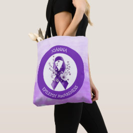Bolsa Tote Guerreiro da Epilepsia | Laço de Conscientização R