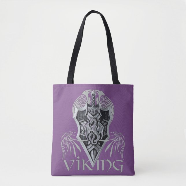 Bolsa Tote Guerreiro de Viking (Frente)