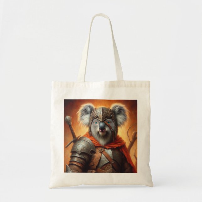 Bolsa Tote Guerreiro Koala Fantasy (Frente)