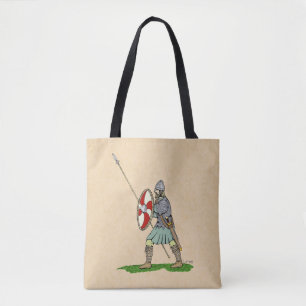 Bolsa Tote Guerreiro Medieval Inglês/Saxão