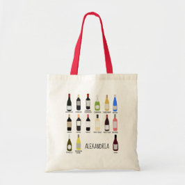 Bolsa Tote Guia de identificação da viticultura personalizada