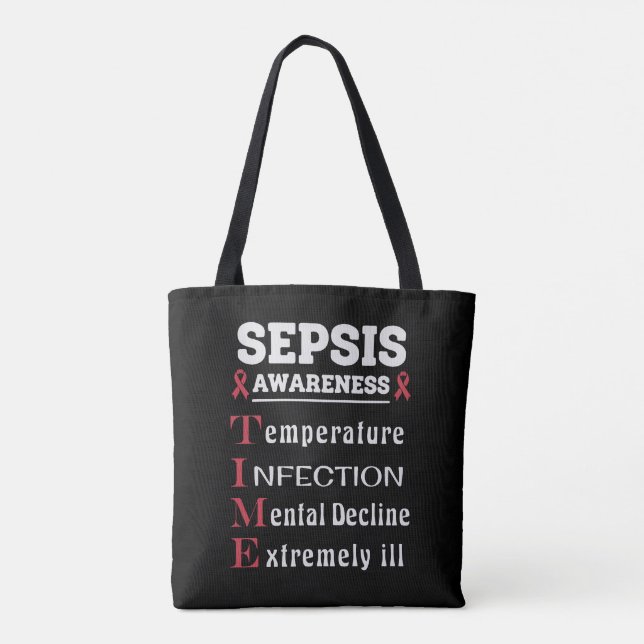 Bolsa Tote Guia de Sensibilização Sepsis (Verso)