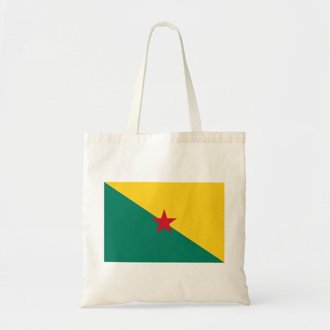 Bolsa Tote Guiana - Drapeau de la Guyane Flag (Frente)