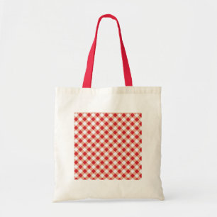 Bolsa Tote Guingão vermelho