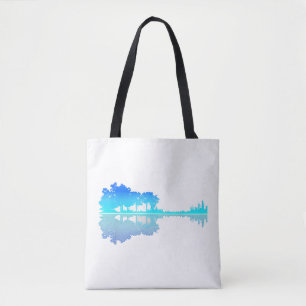 Bolsa Tote Guitar Lake Shadow Love Guitar Musical