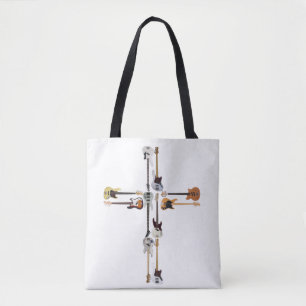 Bolsa Tote Guitar Lover Presente da Cruz de Violão