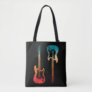 Bolsa Tote Guitarista-guitarrista Elétrica Bass Guitar Rock M