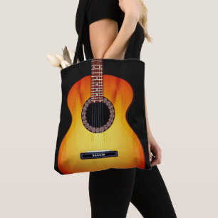 Bolsa Tote Guitarra acústica preta