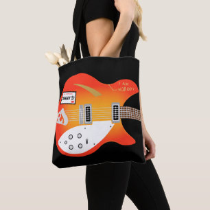 Bolsa Tote Guitarra de Ar Elétrica de Pop Art