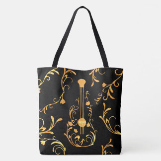 Bolsa Tote Guitarra de Madeira rolada