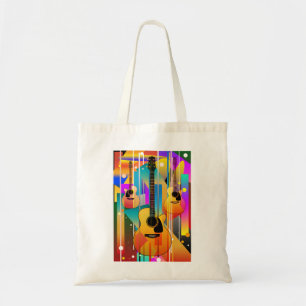 Bolsa Tote Guitarra Geométrica Moderna Contemporânea