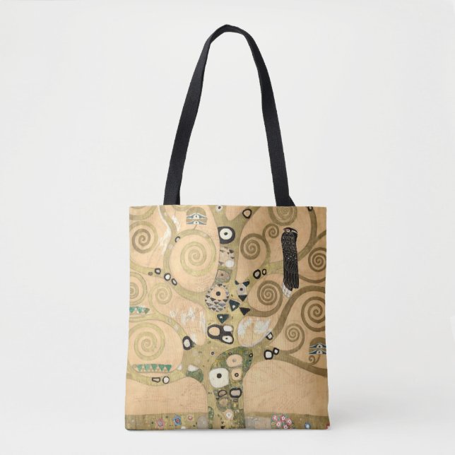 Bolsa Tote Gustav Klimt - A árvore da vida, Stoclet Frieze (Frente)