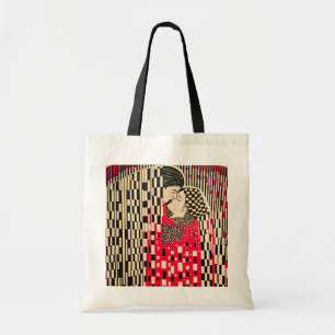 Bolsa Tote Gustav Klimt A ilusão óptica Kiss x Bauhaus