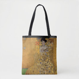 Bolsa Tote Gustav Klimt – Adele Bloch-Bauer – Custom Text
