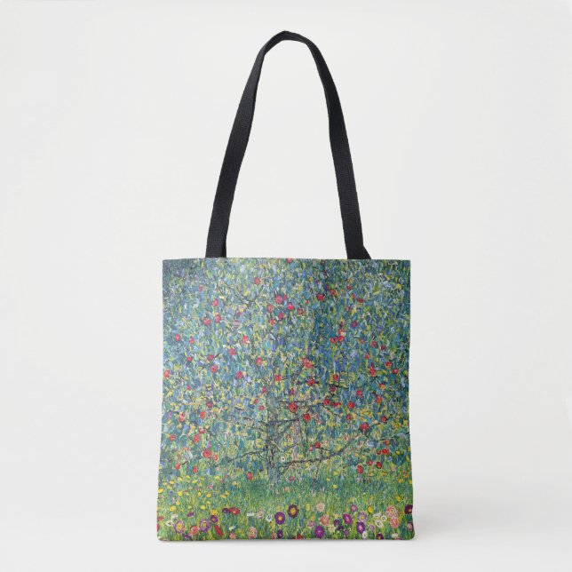 Bolsa Tote Gustav Klimt - Árvore de Maçã (Frente)