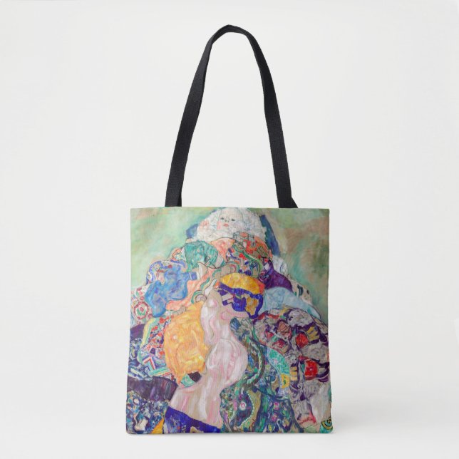 Bolsa Tote Gustav Klimt - Bebê/Berço (Frente)
