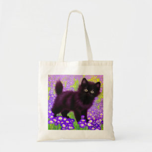 Bolsa Tote Gustav Klimt Black Kitten