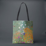 Bolsa Tote Gustav Klimt Flower Garden Cottage Nature<br><div class="desc">Uma bela pintura de jardim - esta é uma pintura clássica de Gustav Klimt,  chamada Jardim de Algodão,  ou Jardim Bauergarten,  1907,  que é um close up de um jardim floral,  uma pintura floral colorida.</div>