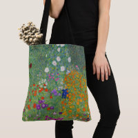 Gustav Klimt Flower Garden Vintage Art Nouveau