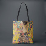 Bolsa Tote Gustav Klimt - Lady With Fan 1918<br><div class="desc">Gustav Klimt - Lady With Fan 1918</div>