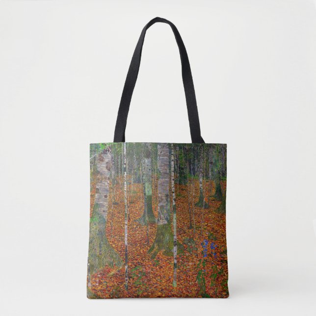 Bolsa Tote Gustav Klimt - Madeira de Birch (Frente)