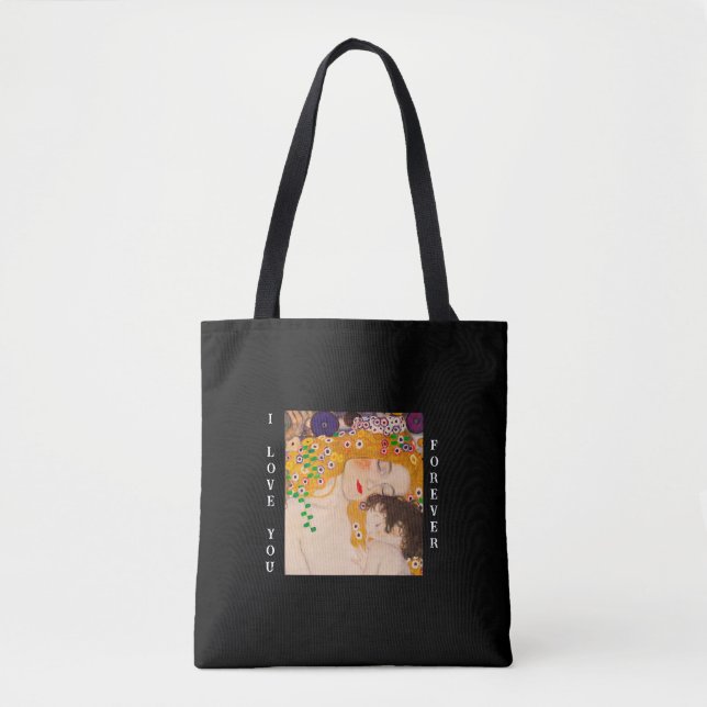 Bolsa Tote Gustav Klimt - Mãe e Filho  (Frente)
