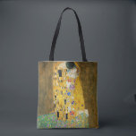 Bolsa Tote Gustav Klimt O Beijo Vintage Art Nouveau Painting<br><div class="desc">Gustav Klimt The Kiss Vintage Art Nouveau Painting The Kiss (Em alemão: Der Kuss) foi pintado pelo pintor simbolista austríaco Gustav Klimt entre 1907 e 1908, ponto alto de seu período de Ouro, quando pintou várias obras em estilo semelhante. A pintura é amplamente considerada uma obra-prima do início do período...</div>