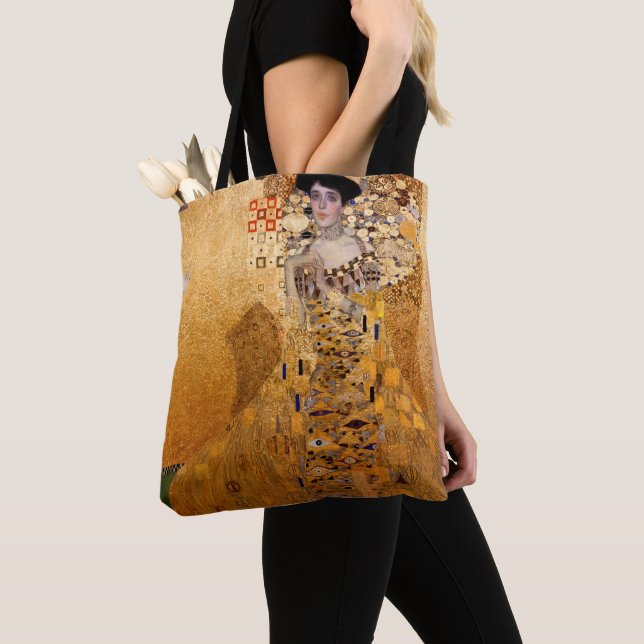 Bolsa Tote Gustav Klimt retrato de Adel Bloch Bauer 1907 (Close Up)
