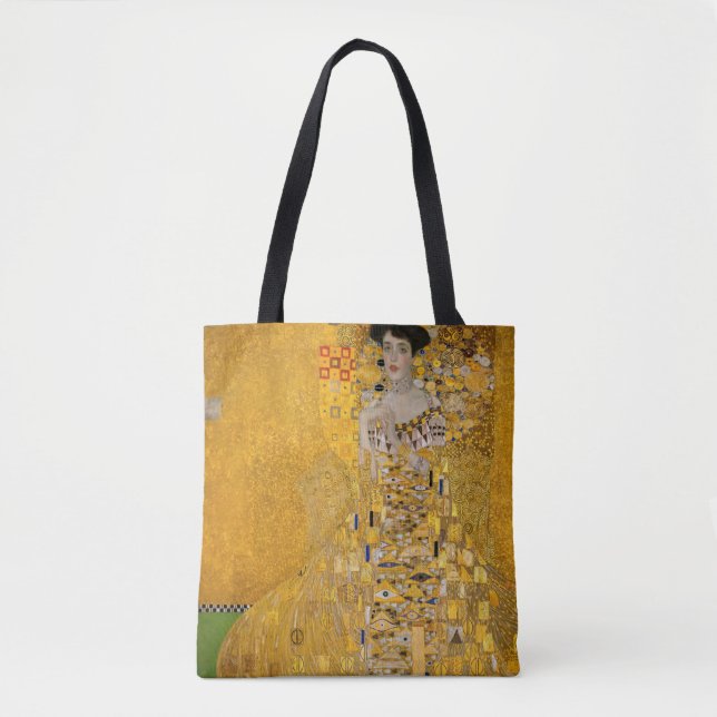 Bolsa Tote Gustav Klimt - Retrato de Adele Bloch-Bauer I (Frente)