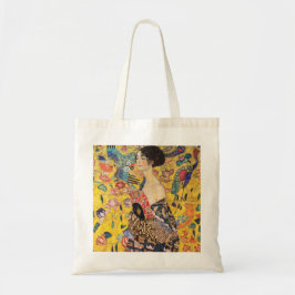 Bolsa Tote Gustav Klimt - Senhora com ventilador
