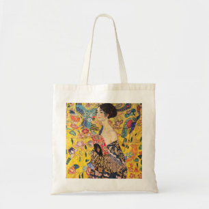 Bolsa Tote Gustav Klimt - Senhora com ventilador