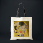 Bolsa Tote Gustav Klimt - The Biss<br><div class="desc">Kuss Beijo/Der - Gustav Klimt em 1907-1908</div>